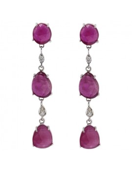 Rubies Dangle Earrings