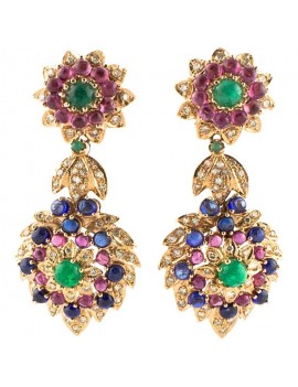 Flower Multicolor Earrings