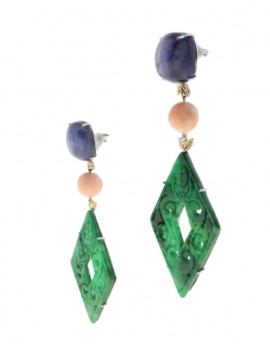Rhomboidal Earrings