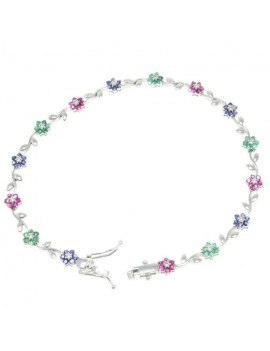 Flower Colored Bracelet