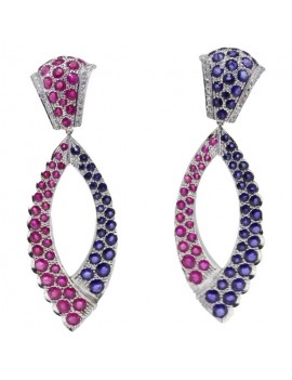 Colored Drops Earrings