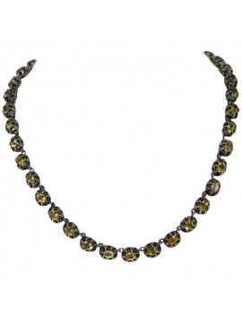 Retro Topaz Necklace