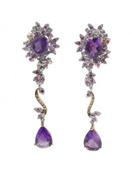 Delicate Amethyst Earrings