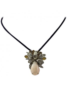 Coral of Drop Pendant