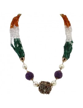 Crystal Rock Necklace