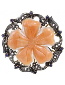 Flower of Coral Ring