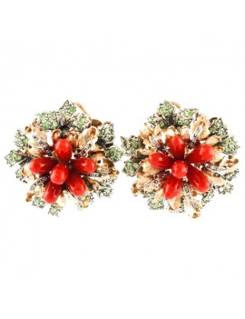 Bouquet of Coral Earrings