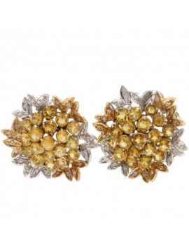 Intertwining Golden Earrings
