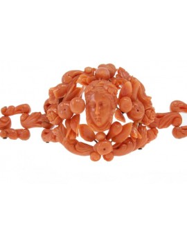 Face Carved Bracelet