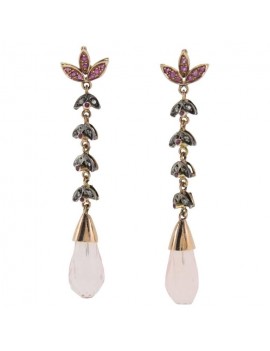 Pendant Quartz Earrings