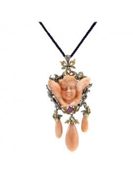 Angel of Coral Pendant