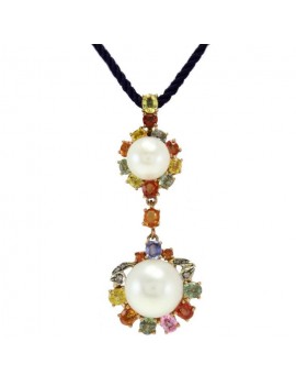 Double Pearl Pendant