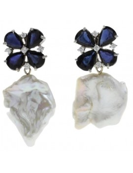 Petali Blue Earrings