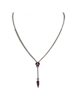 Ruby Pendant Necklace