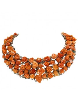 Bouquet of Roses Necklace