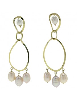 Pearls Pendant Earrings