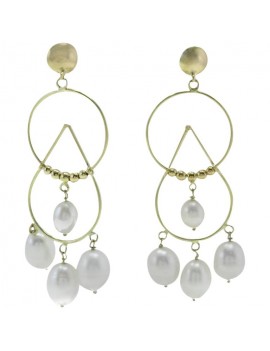 Drops Perled Earrings
