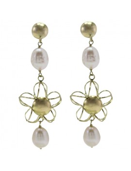 Flowers Hanging Earrings