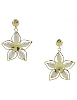 Holly White Earrings