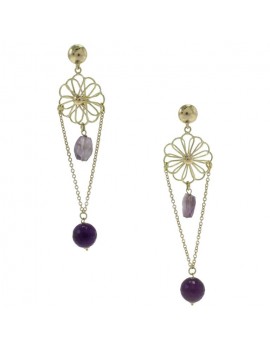 Daisy Pendant Earrings