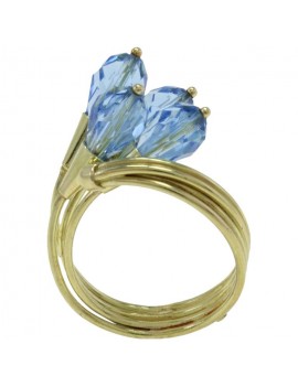 Pistils Blue Ring