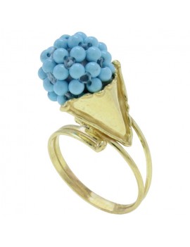Cornucopia Blue Ring