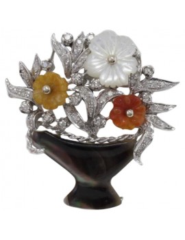 Flowery Brooch
