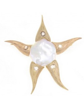 Starfish Brooch