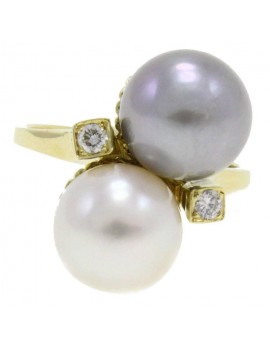 White & Gray Ring