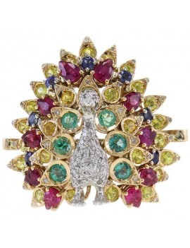 Peacock Ring
