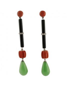 Drop of Jade Earrings