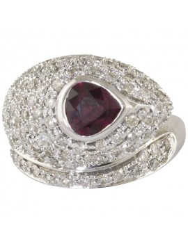 Snake Solitaire Ring