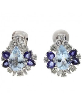 Drop Blue Earrings
