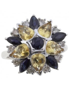 Flowers Cocktail Ring