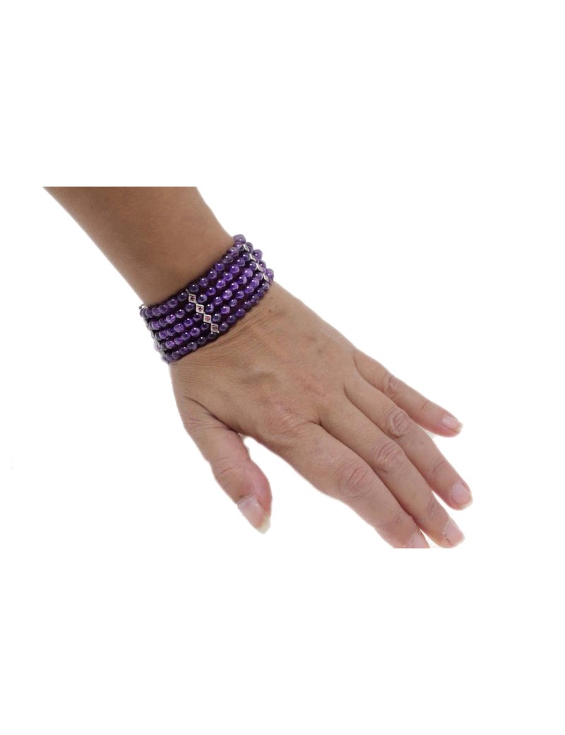 Amethyst Beads Bracelet